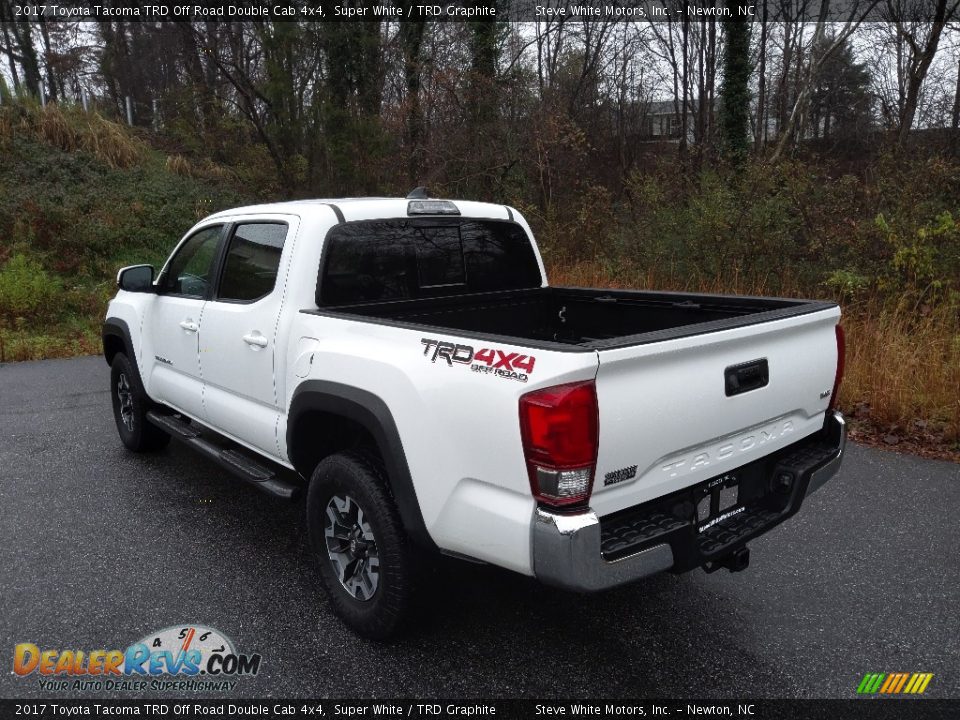 2017 Toyota Tacoma TRD Off Road Double Cab 4x4 Super White / TRD Graphite Photo #9