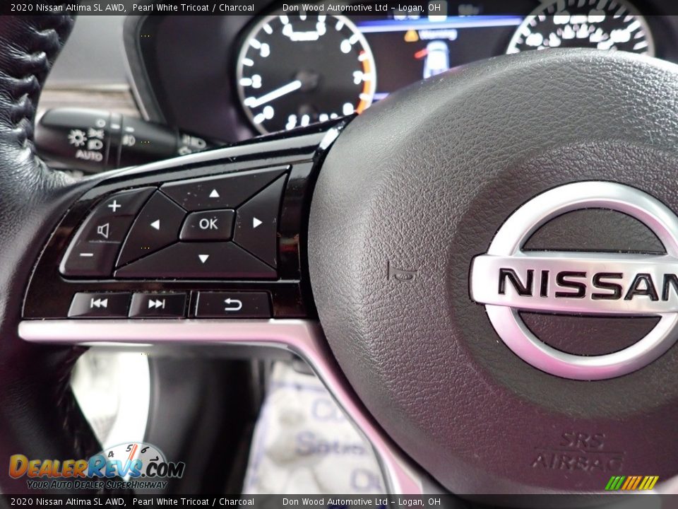 2020 Nissan Altima SL AWD Pearl White Tricoat / Charcoal Photo #18