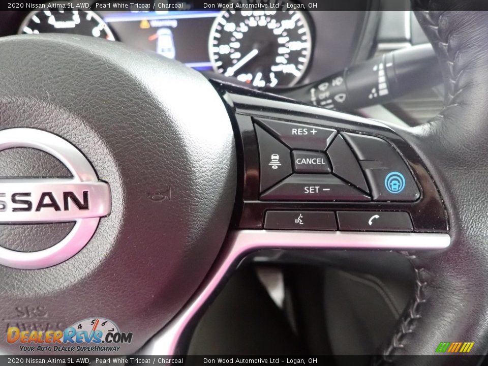 2020 Nissan Altima SL AWD Pearl White Tricoat / Charcoal Photo #19
