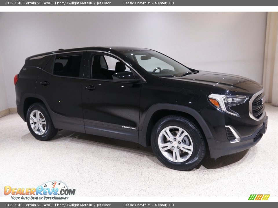 2019 GMC Terrain SLE AWD Ebony Twilight Metallic / Jet Black Photo #1