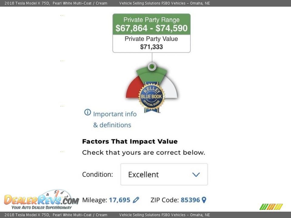 Dealer Info of 2018 Tesla Model X 75D Photo #10