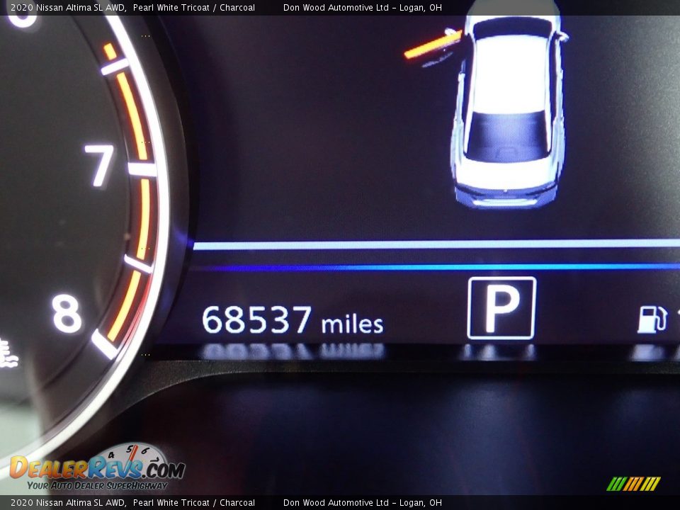 2020 Nissan Altima SL AWD Pearl White Tricoat / Charcoal Photo #33