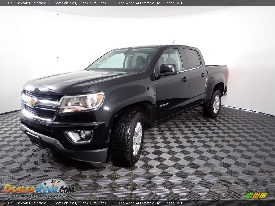 2019 Chevrolet Colorado LT Crew Cab 4x4 Black / Jet Black Photo #5