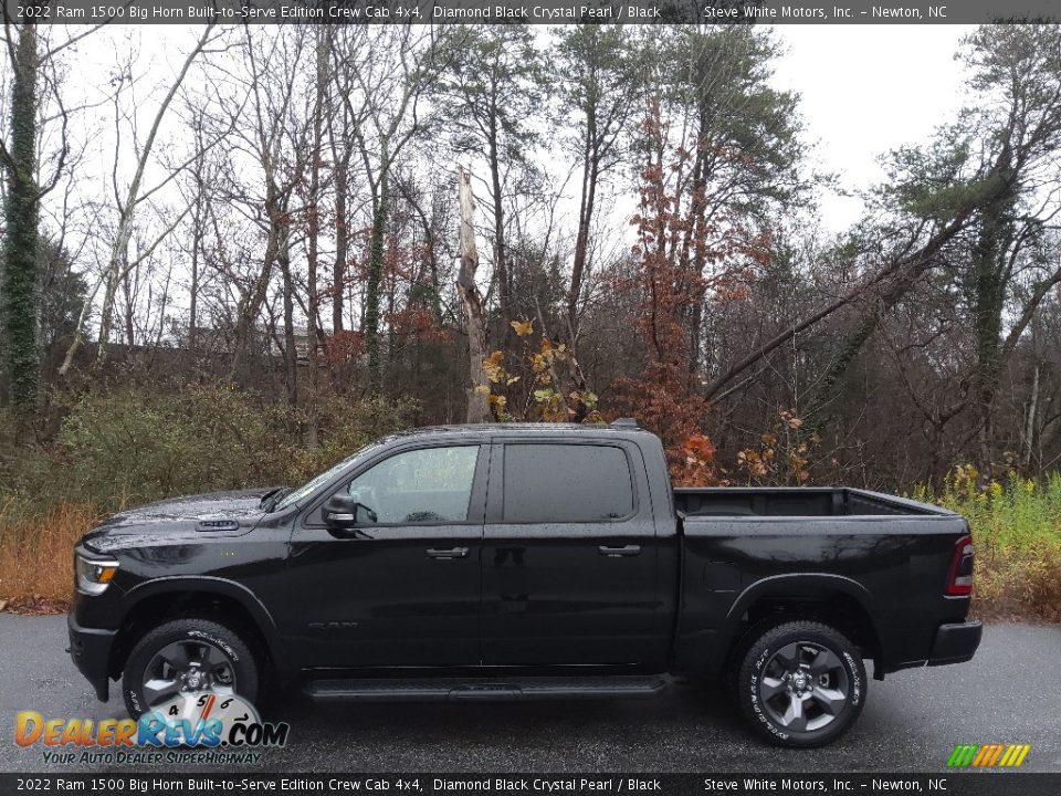 Diamond Black Crystal Pearl 2022 Ram 1500 Big Horn Built-to-Serve Edition Crew Cab 4x4 Photo #1