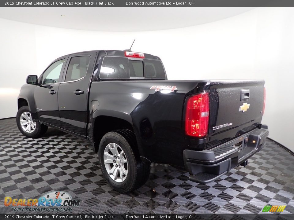 2019 Chevrolet Colorado LT Crew Cab 4x4 Black / Jet Black Photo #6