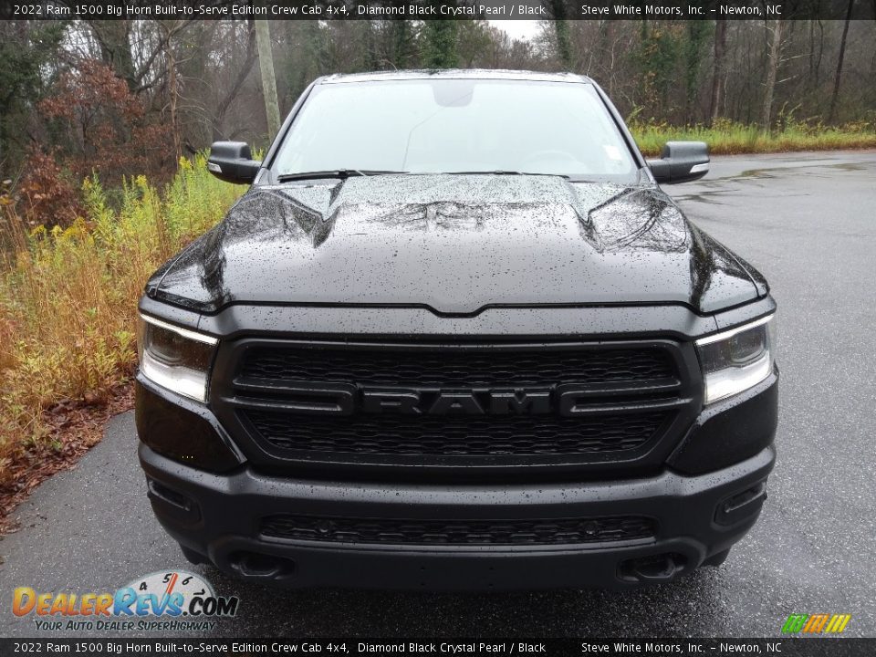 2022 Ram 1500 Big Horn Built-to-Serve Edition Crew Cab 4x4 Diamond Black Crystal Pearl / Black Photo #4