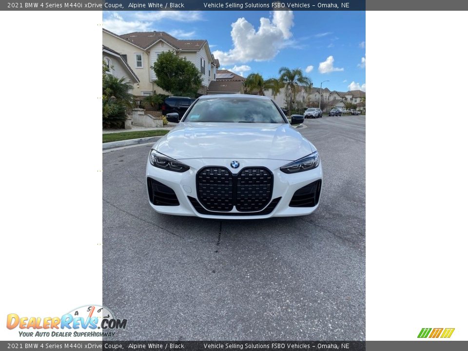 2021 BMW 4 Series M440i xDrive Coupe Alpine White / Black Photo #12