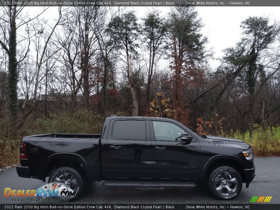 Diamond Black Crystal Pearl 2022 Ram 1500 Big Horn Built-to-Serve Edition Crew Cab 4x4 Photo #6