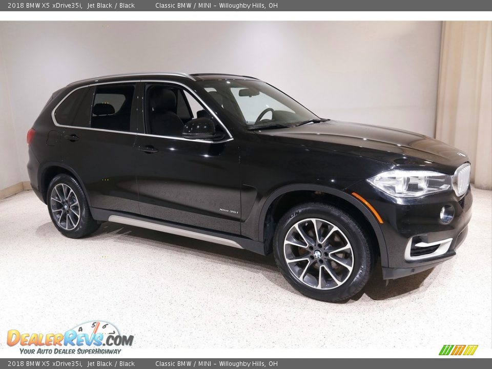 2018 BMW X5 xDrive35i Jet Black / Black Photo #1