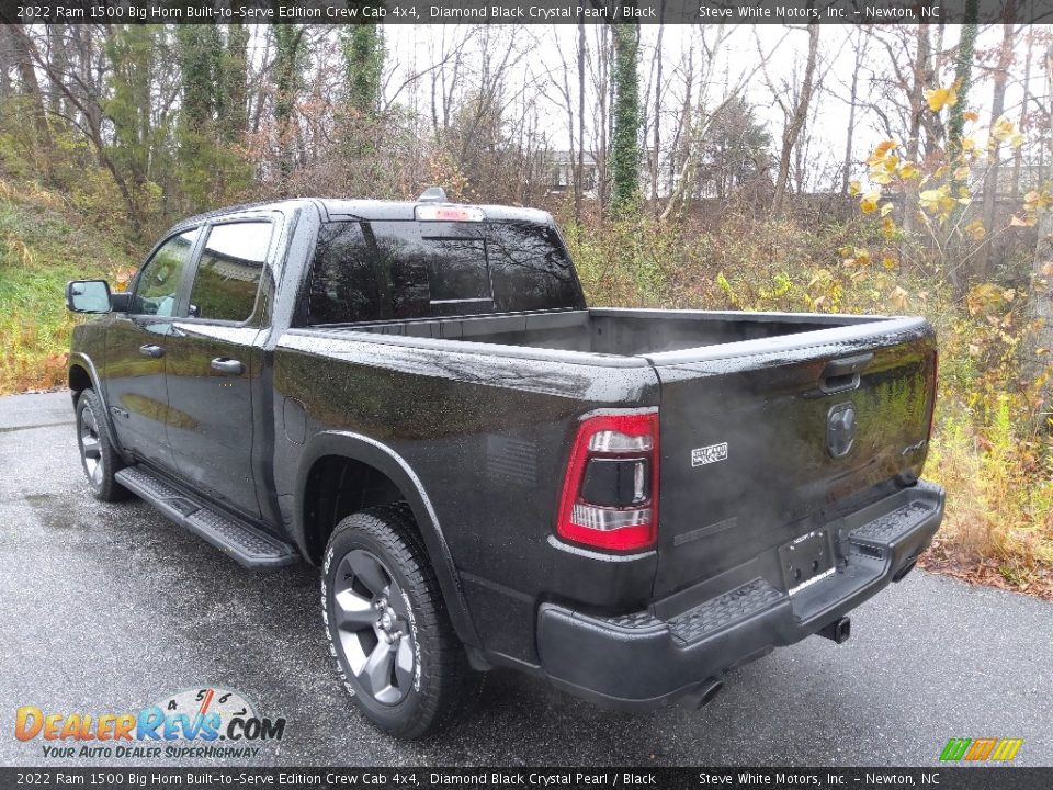 2022 Ram 1500 Big Horn Built-to-Serve Edition Crew Cab 4x4 Diamond Black Crystal Pearl / Black Photo #10