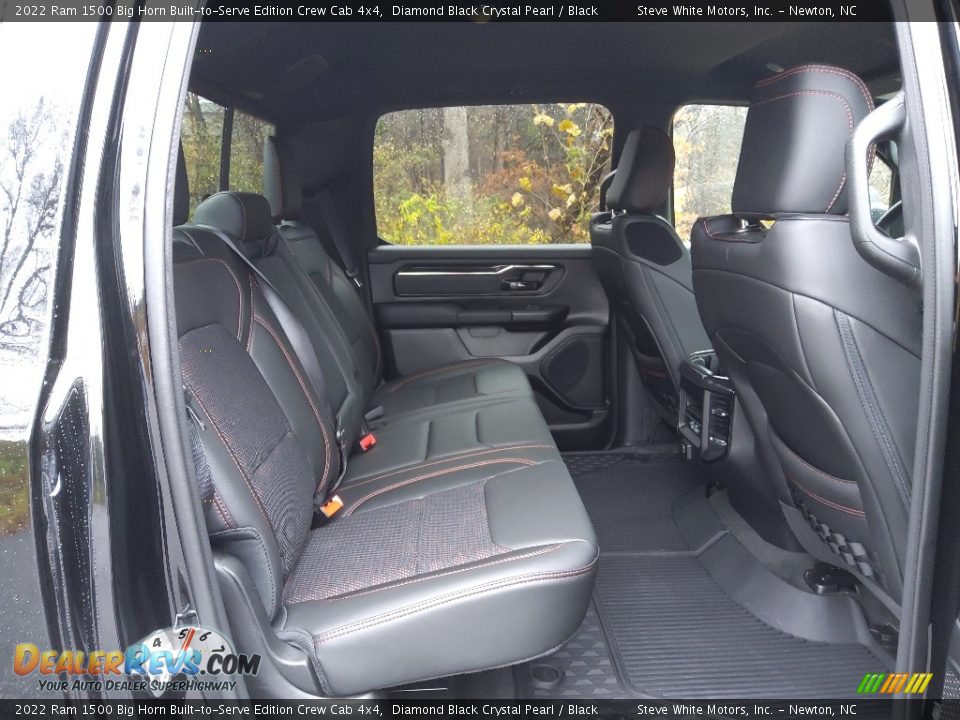 Rear Seat of 2022 Ram 1500 Big Horn Built-to-Serve Edition Crew Cab 4x4 Photo #13