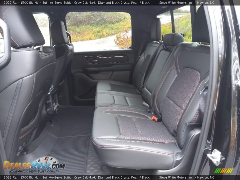 Rear Seat of 2022 Ram 1500 Big Horn Built-to-Serve Edition Crew Cab 4x4 Photo #19