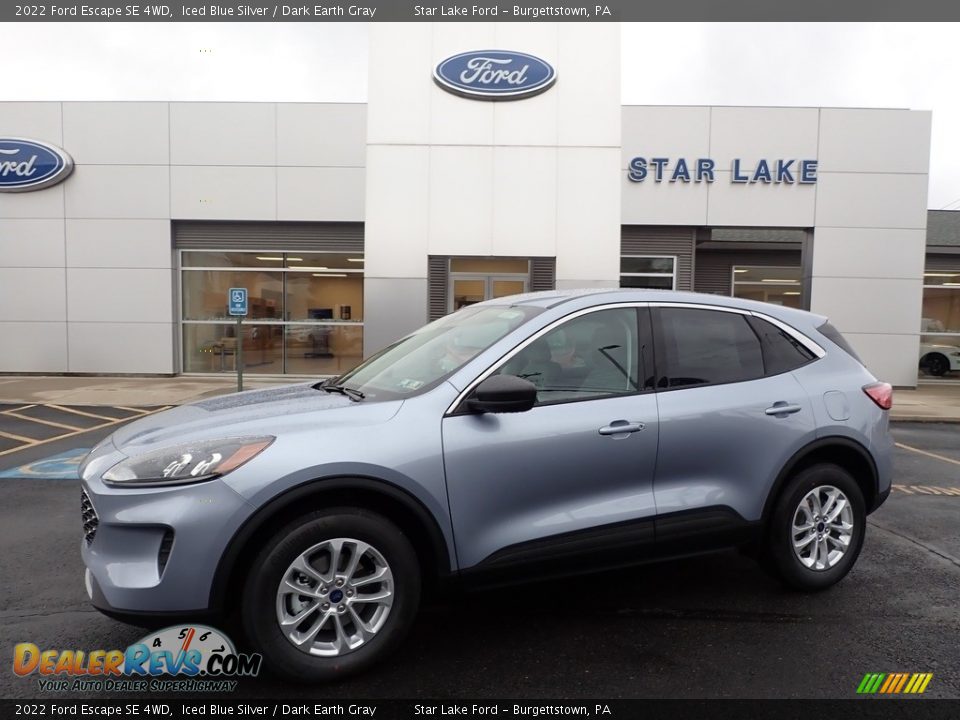 2022 Ford Escape SE 4WD Iced Blue Silver / Dark Earth Gray Photo #1