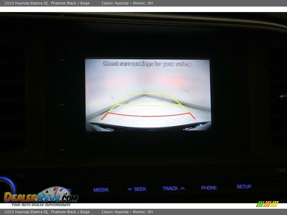 2020 Hyundai Elantra SE Phantom Black / Beige Photo #11
