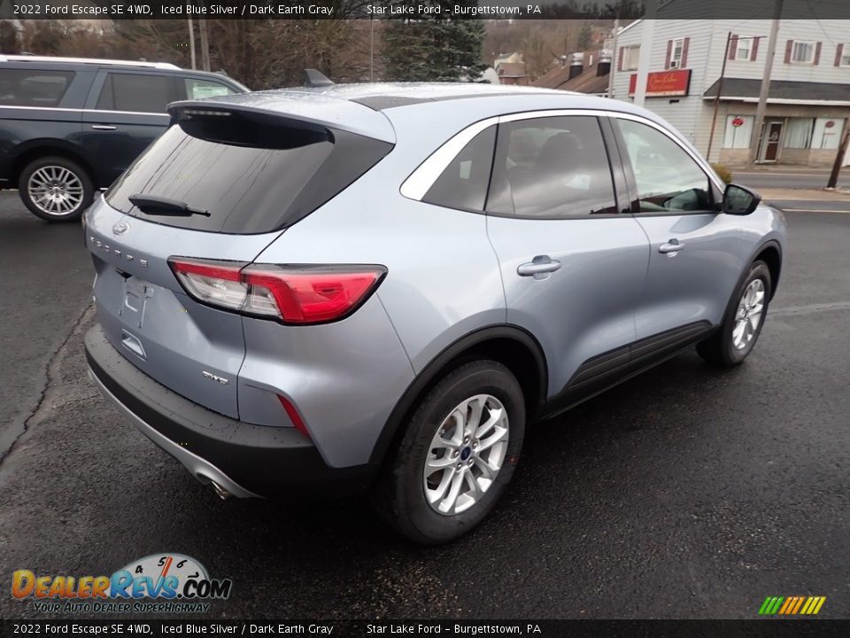 2022 Ford Escape SE 4WD Iced Blue Silver / Dark Earth Gray Photo #5