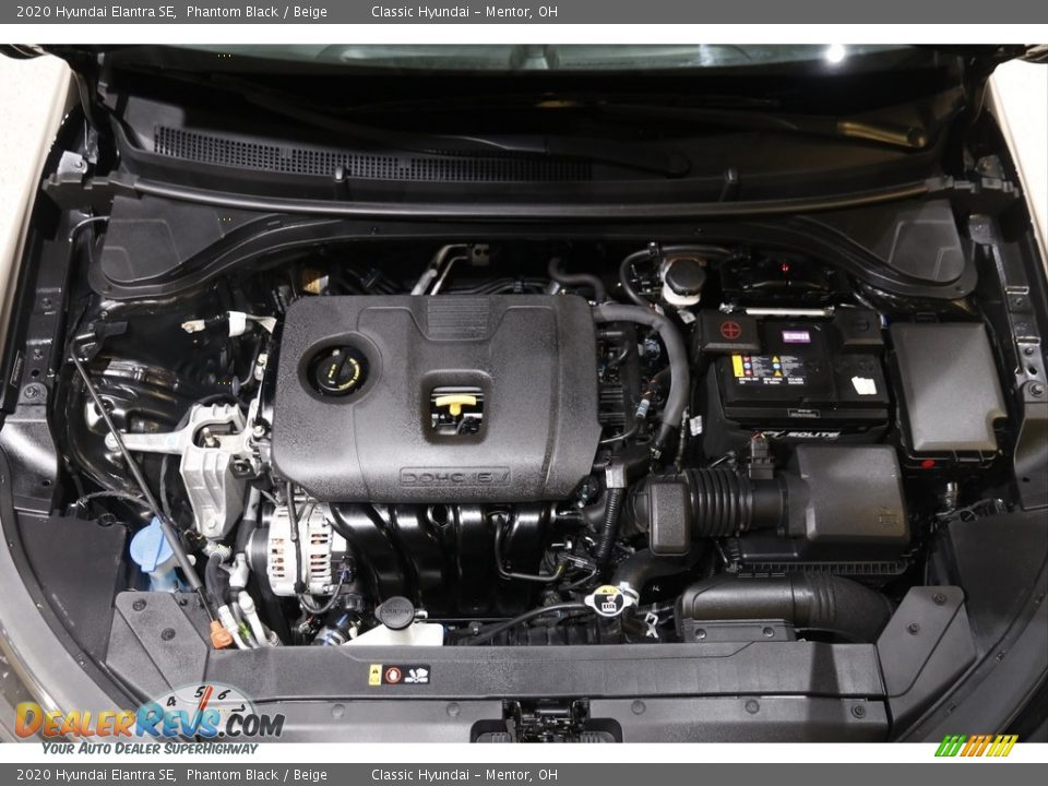 2020 Hyundai Elantra SE Phantom Black / Beige Photo #18