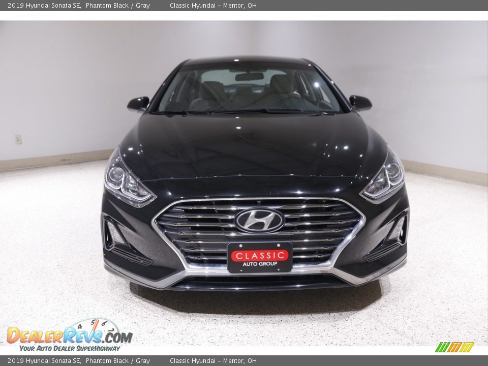 2019 Hyundai Sonata SE Phantom Black / Gray Photo #2