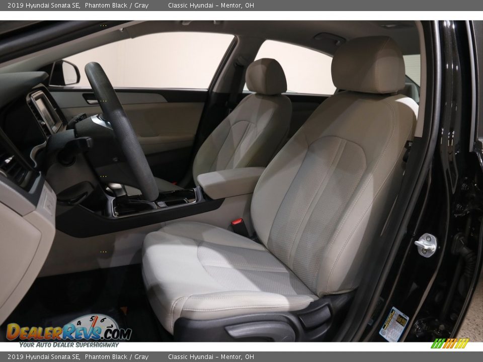 2019 Hyundai Sonata SE Phantom Black / Gray Photo #5