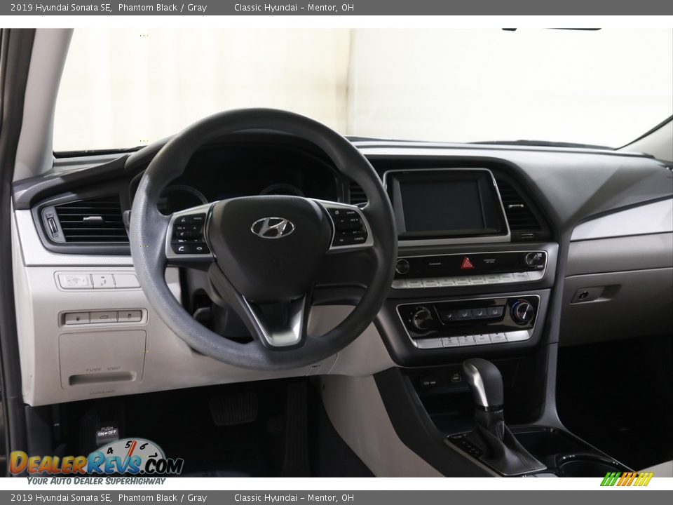 2019 Hyundai Sonata SE Phantom Black / Gray Photo #6