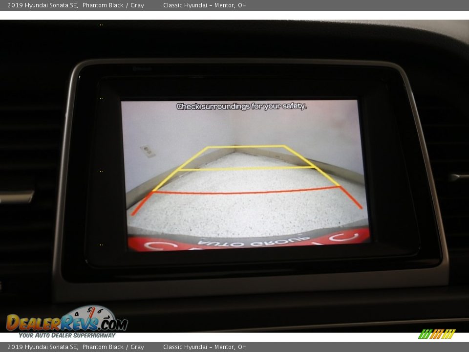 2019 Hyundai Sonata SE Phantom Black / Gray Photo #11