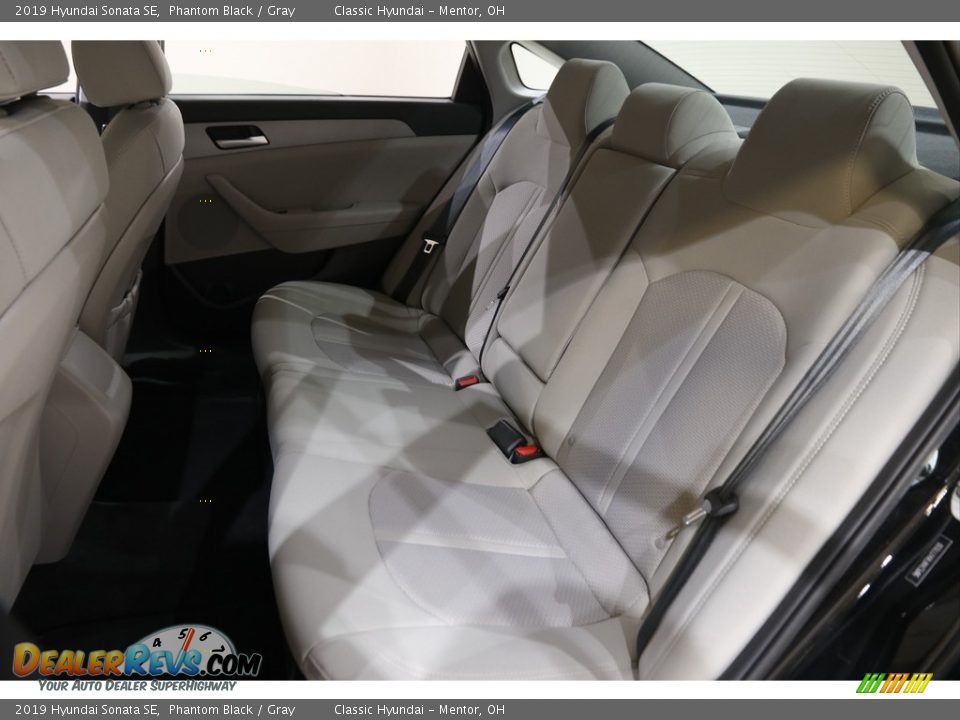2019 Hyundai Sonata SE Phantom Black / Gray Photo #16