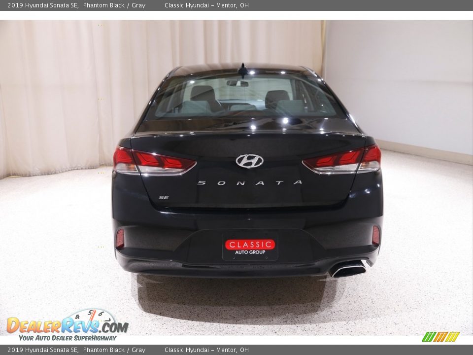 2019 Hyundai Sonata SE Phantom Black / Gray Photo #17