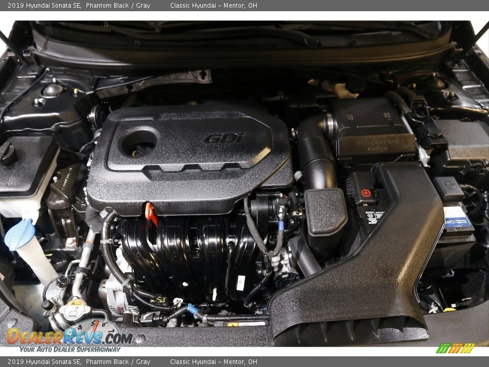 2019 Hyundai Sonata SE Phantom Black / Gray Photo #18