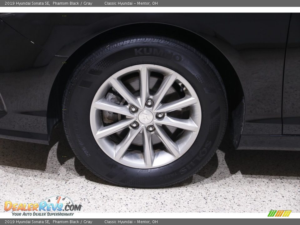 2019 Hyundai Sonata SE Phantom Black / Gray Photo #19