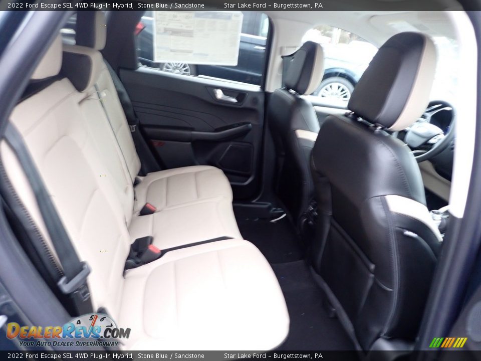 Rear Seat of 2022 Ford Escape SEL 4WD Plug-In Hybrid Photo #10