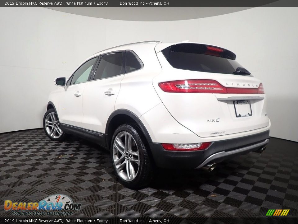 2019 Lincoln MKC Reserve AWD White Platinum / Ebony Photo #11