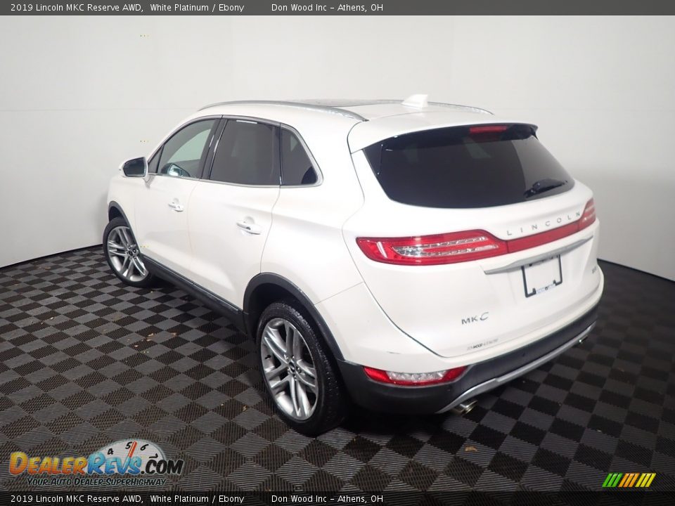 2019 Lincoln MKC Reserve AWD White Platinum / Ebony Photo #12