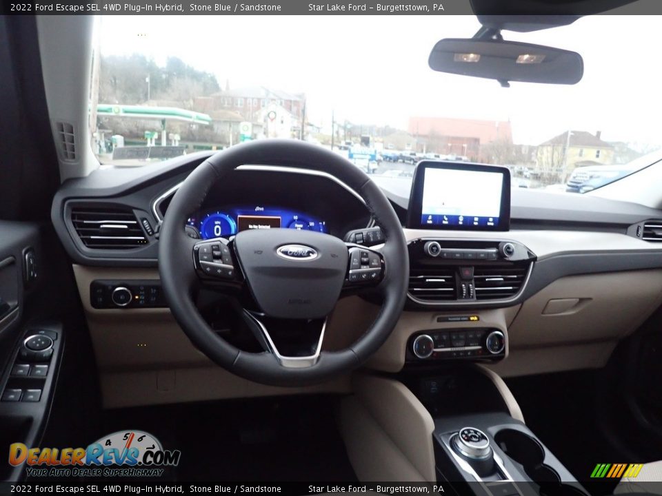 Dashboard of 2022 Ford Escape SEL 4WD Plug-In Hybrid Photo #12