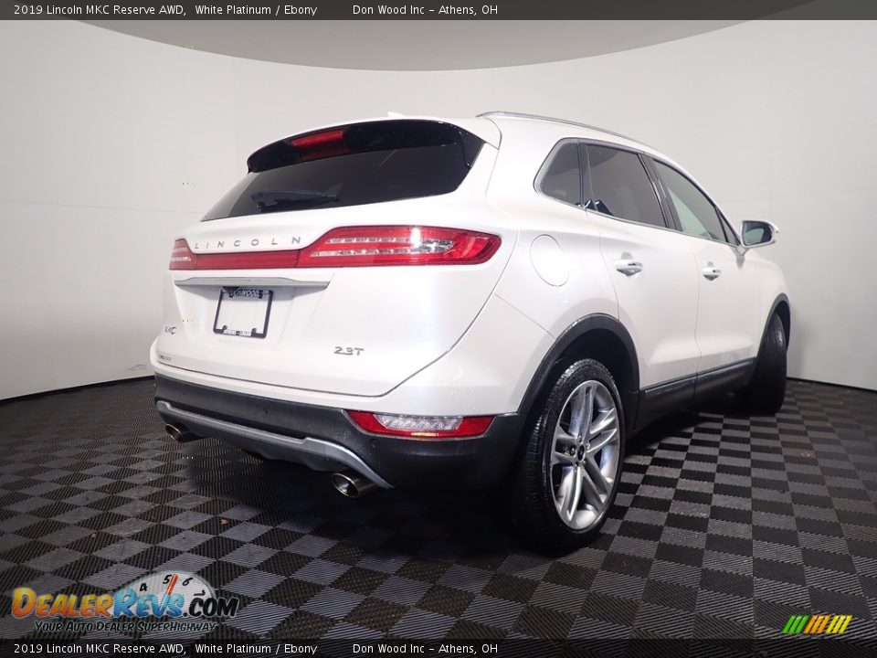 2019 Lincoln MKC Reserve AWD White Platinum / Ebony Photo #17