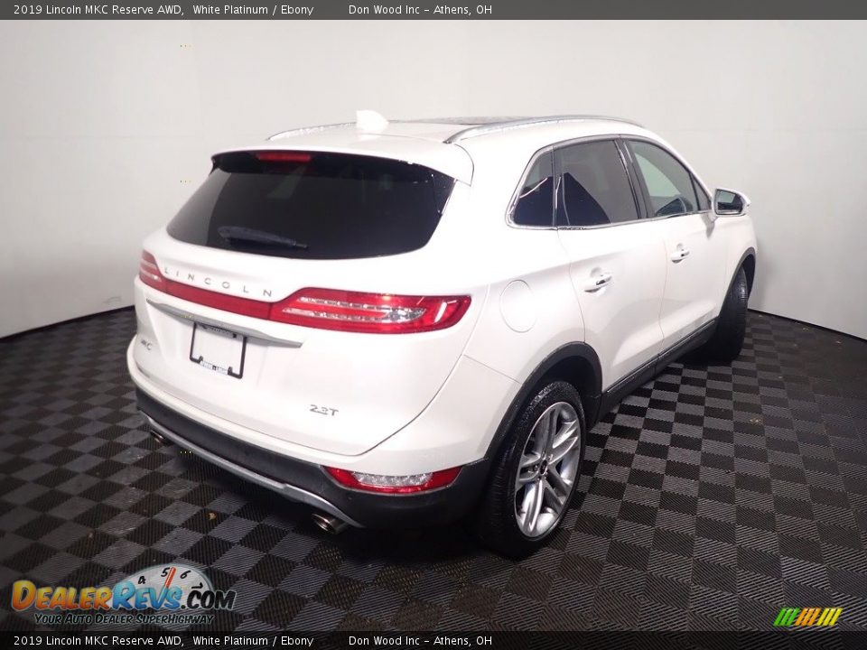 2019 Lincoln MKC Reserve AWD White Platinum / Ebony Photo #18