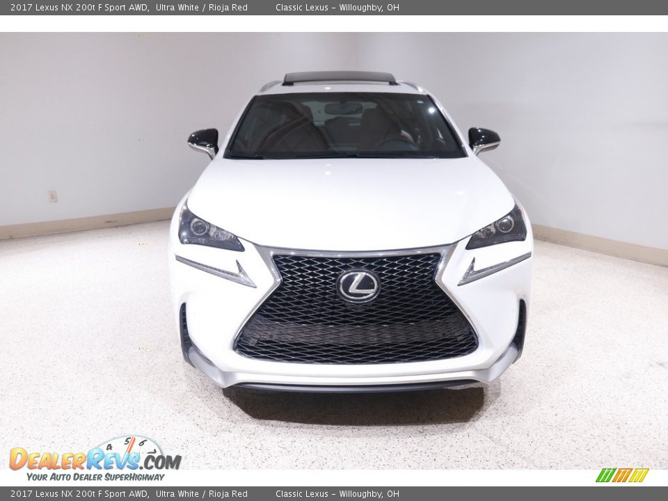 2017 Lexus NX 200t F Sport AWD Ultra White / Rioja Red Photo #2