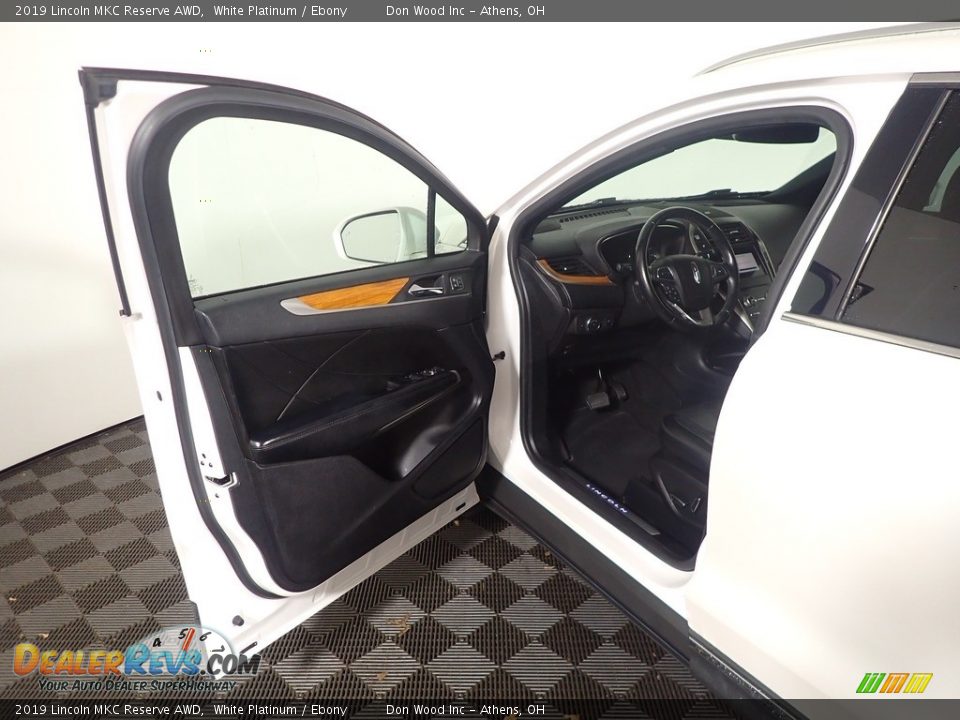 2019 Lincoln MKC Reserve AWD White Platinum / Ebony Photo #20