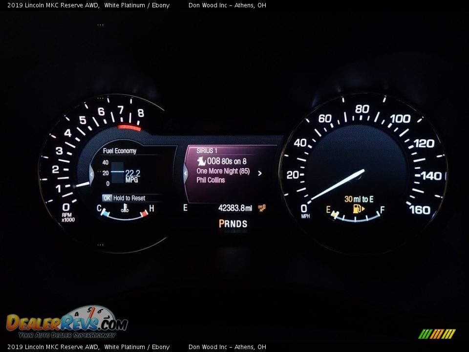 2019 Lincoln MKC Reserve AWD White Platinum / Ebony Photo #28