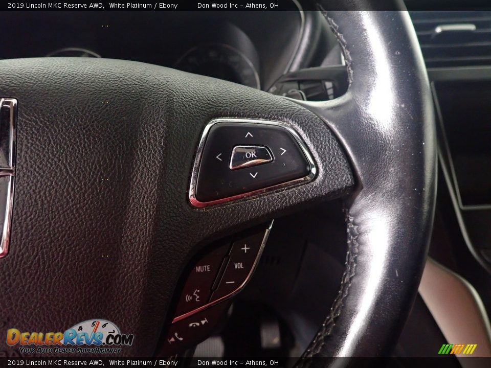 2019 Lincoln MKC Reserve AWD White Platinum / Ebony Photo #30