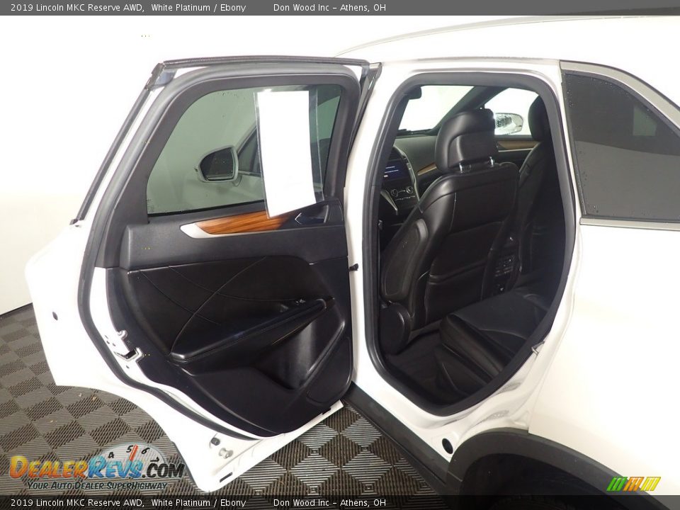 2019 Lincoln MKC Reserve AWD White Platinum / Ebony Photo #34