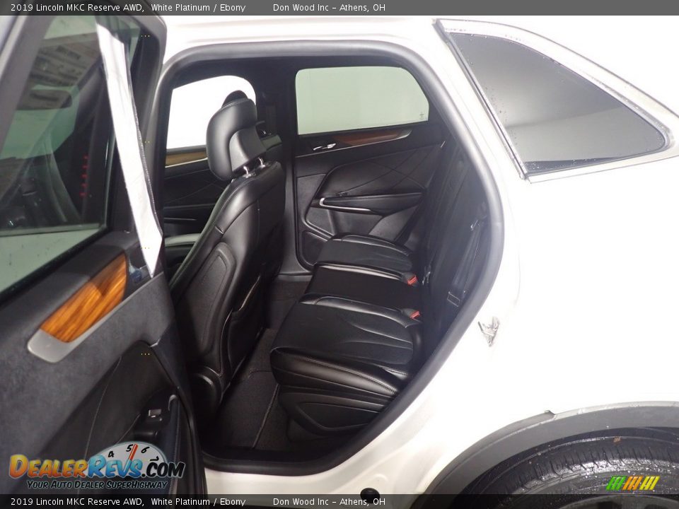 2019 Lincoln MKC Reserve AWD White Platinum / Ebony Photo #35