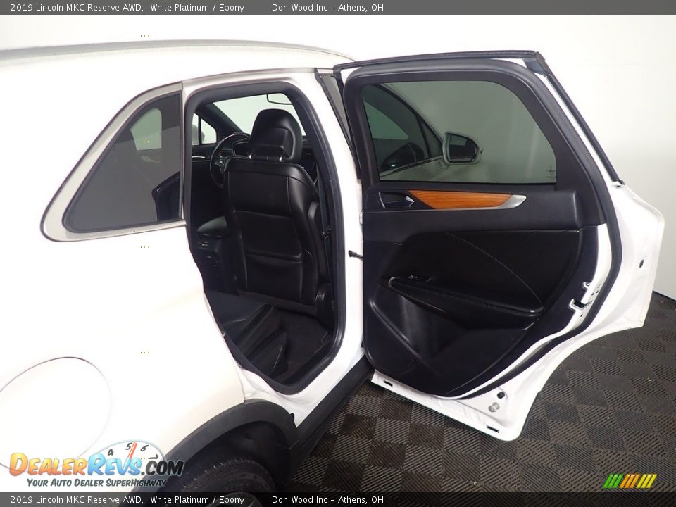 2019 Lincoln MKC Reserve AWD White Platinum / Ebony Photo #36