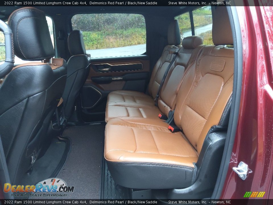 Rear Seat of 2022 Ram 1500 Limited Longhorn Crew Cab 4x4 Photo #15