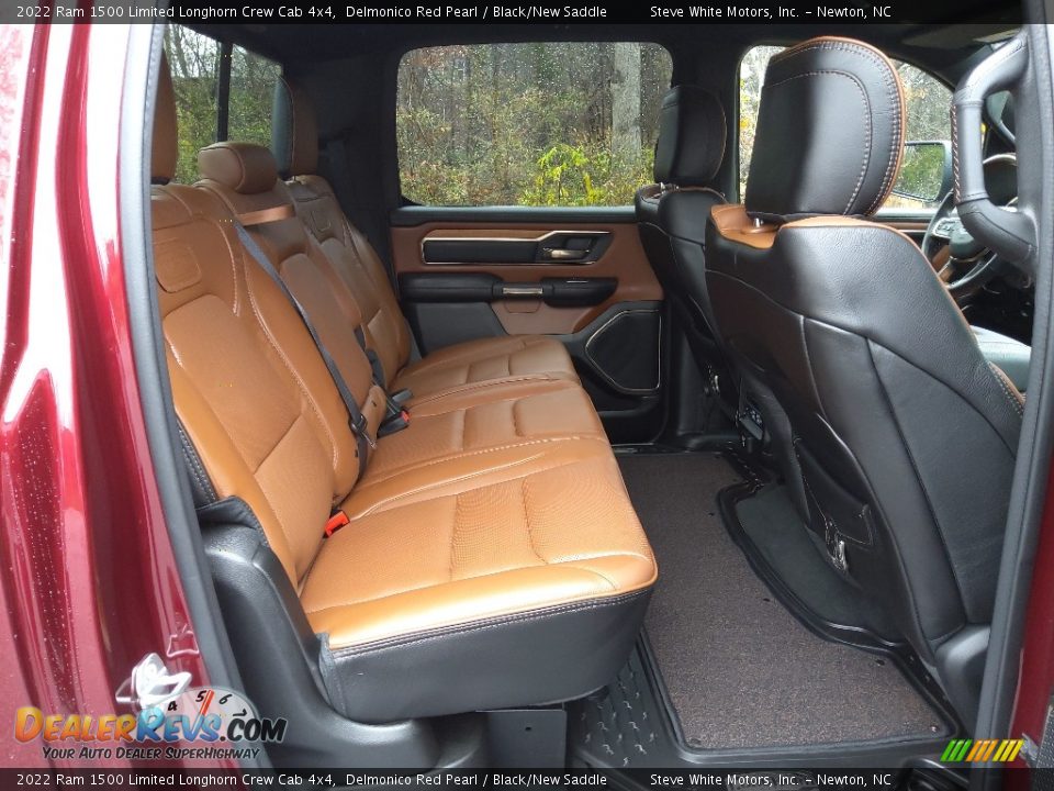 Rear Seat of 2022 Ram 1500 Limited Longhorn Crew Cab 4x4 Photo #18