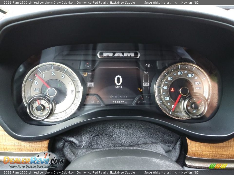 2022 Ram 1500 Limited Longhorn Crew Cab 4x4 Gauges Photo #23