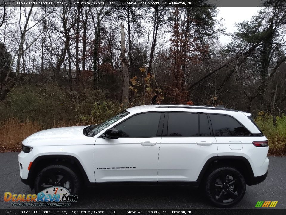 2023 Jeep Grand Cherokee Limited Bright White / Global Black Photo #1