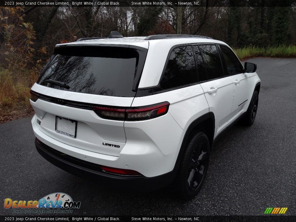 2023 Jeep Grand Cherokee Limited Bright White / Global Black Photo #6