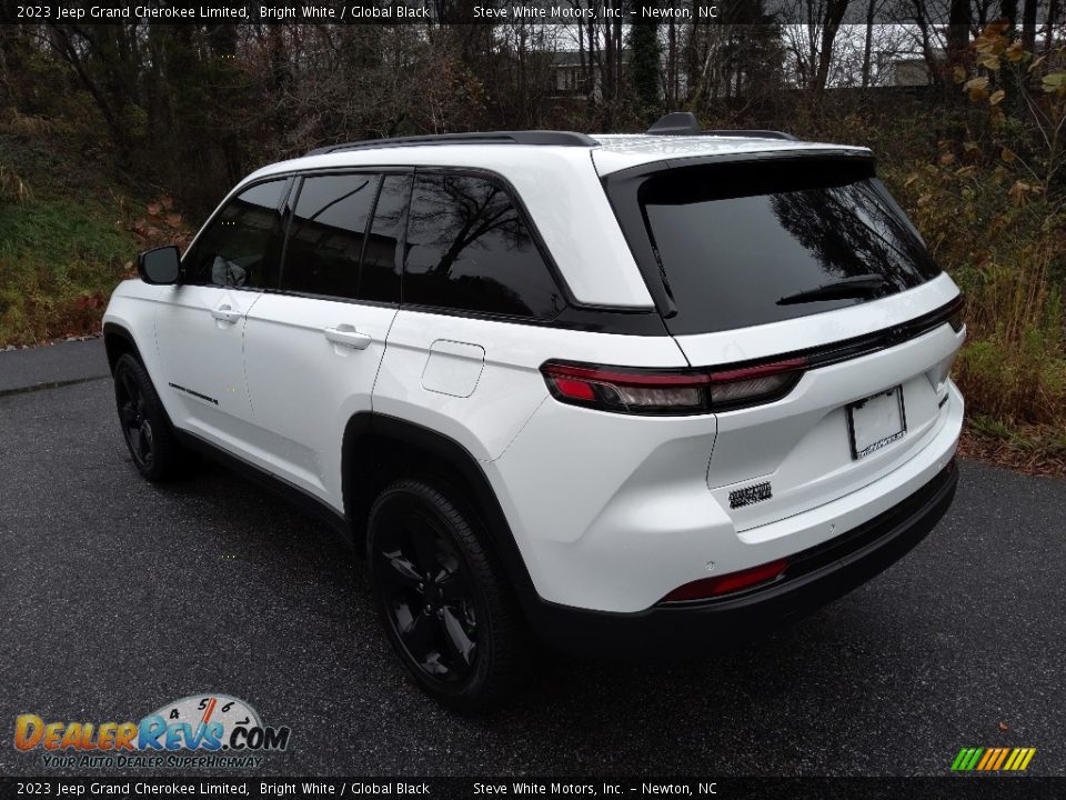 2023 Jeep Grand Cherokee Limited Bright White / Global Black Photo #8