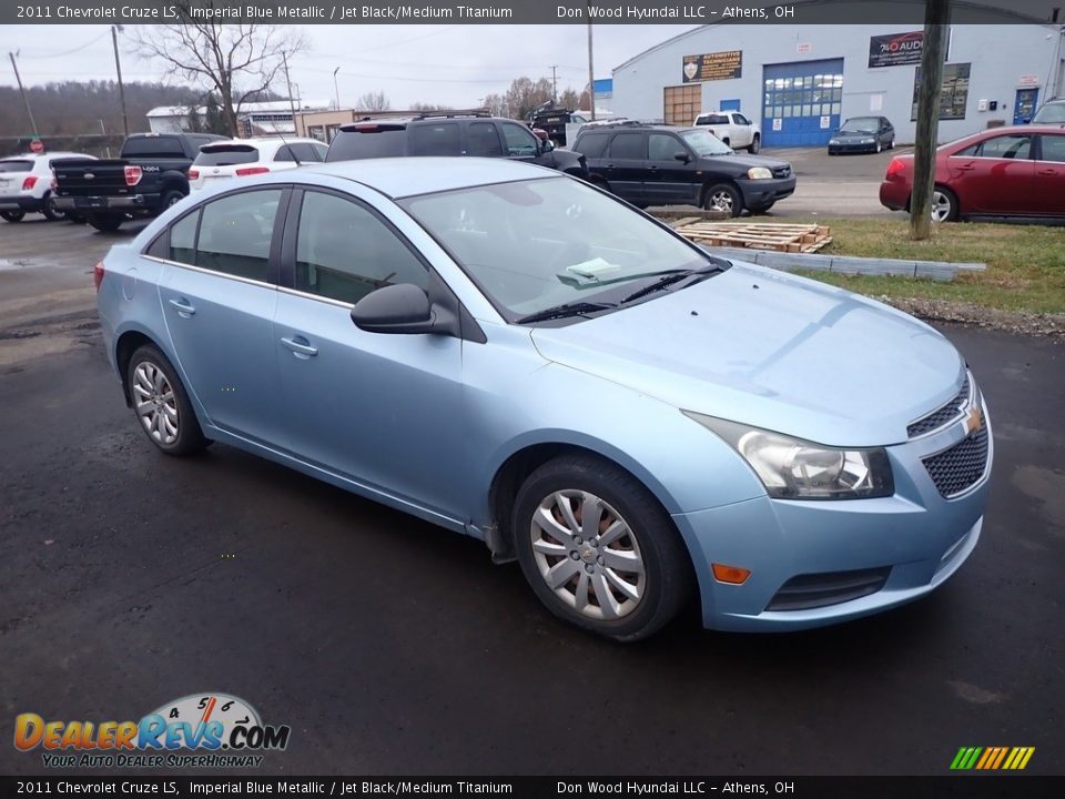 2011 Chevrolet Cruze LS Imperial Blue Metallic / Jet Black/Medium Titanium Photo #2