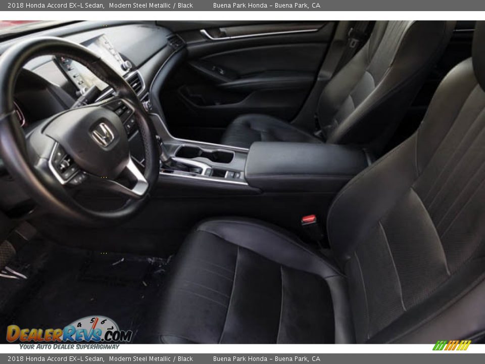 2018 Honda Accord EX-L Sedan Modern Steel Metallic / Black Photo #3