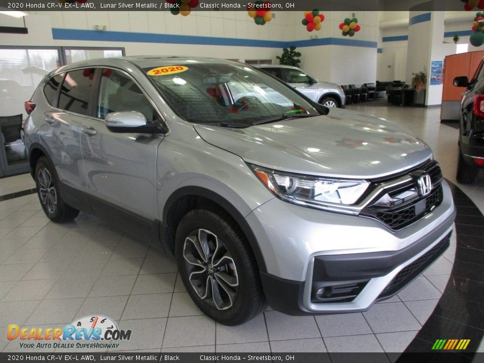 2020 Honda CR-V EX-L AWD Lunar Silver Metallic / Black Photo #3